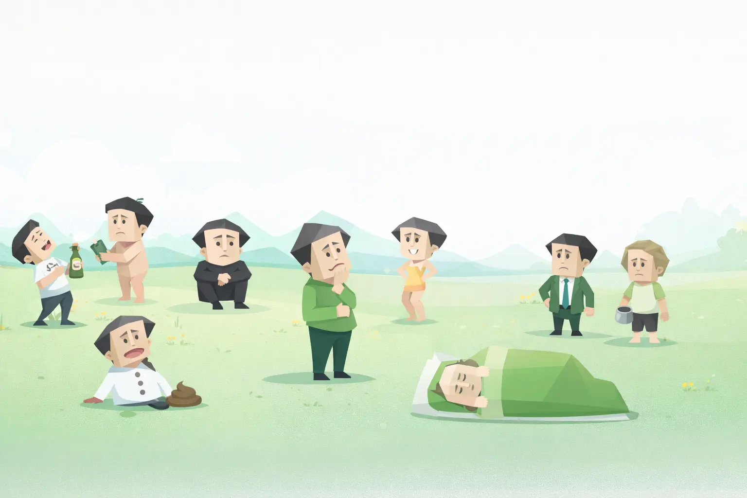 SBTI 人格测试角色插画